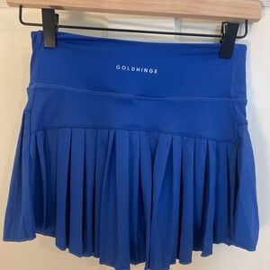 Goldhinge Women's Blue tennis Skirt